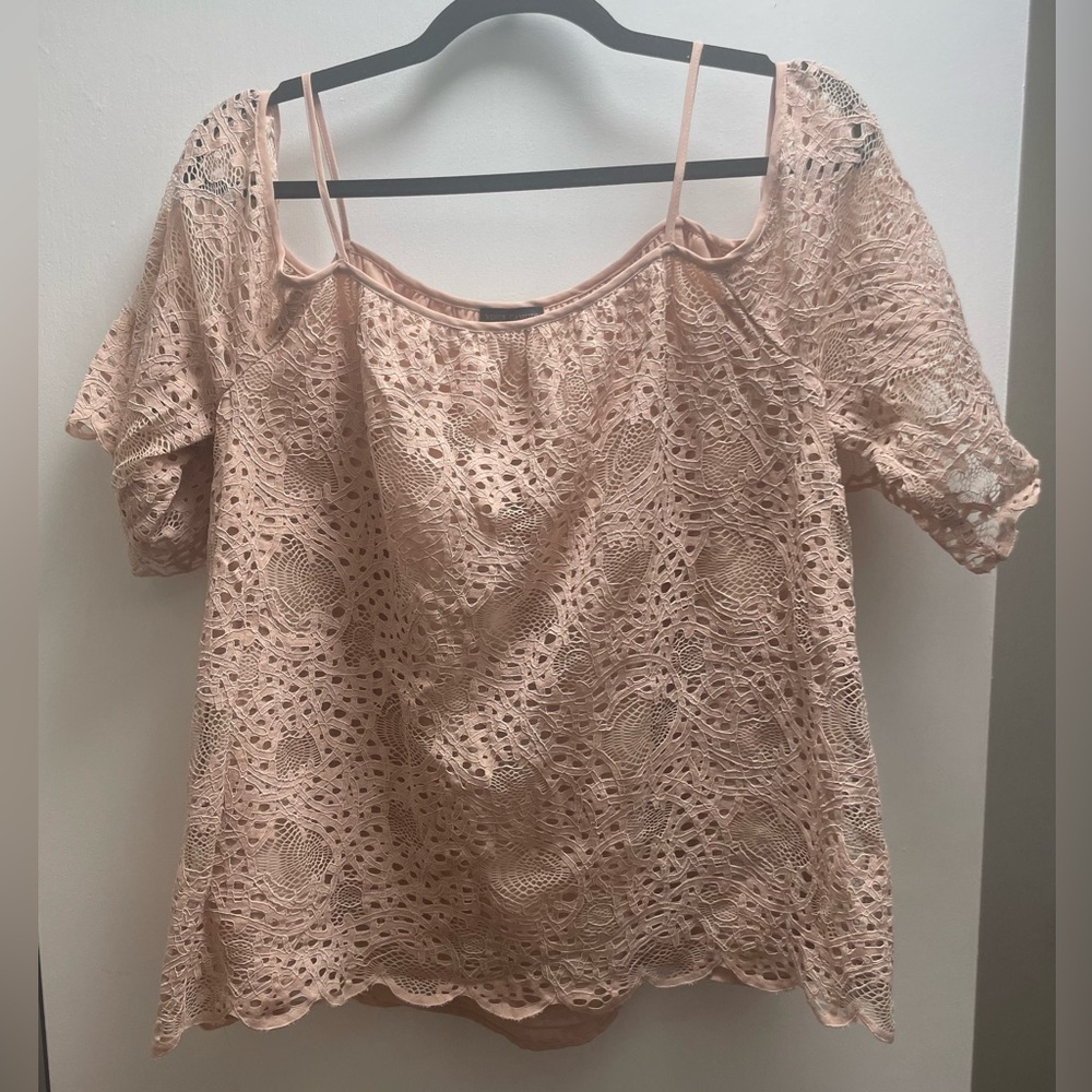 Vince Camuto Off the Shoulder Lace Blouse